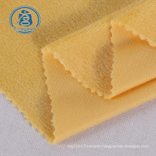 Fancy design high quality 100% polyester silky furry fleece fabric